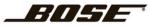 Bose logo and link